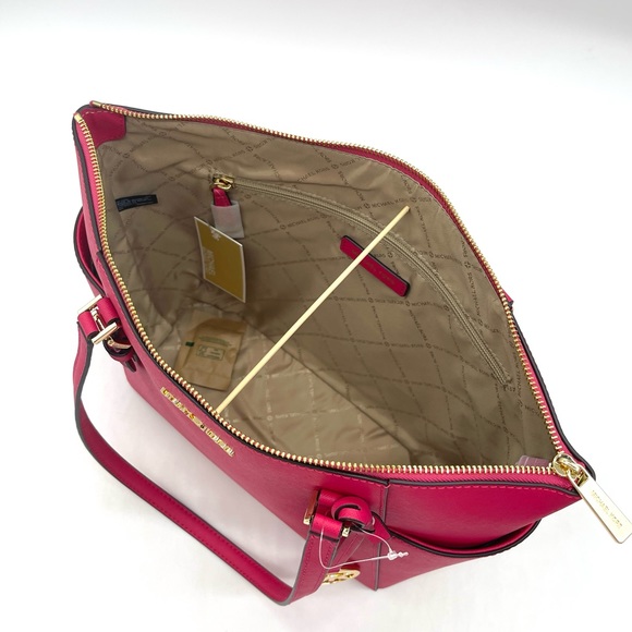 Michael Kors Large Charlotte Tote Bag & Continental Wallet Wristlet - Picture 7 of 10